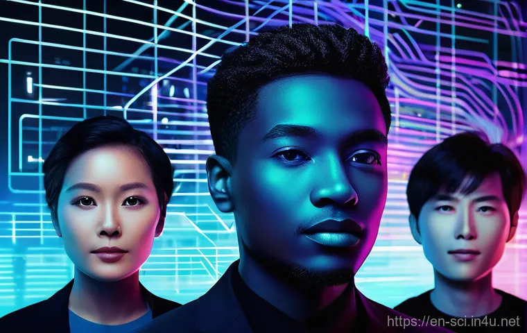 뇌과학과 인공지능 감정 모델링 - **"A vibrant and futuristic illustration showcasing the concept of AI learning human emotions. The c...