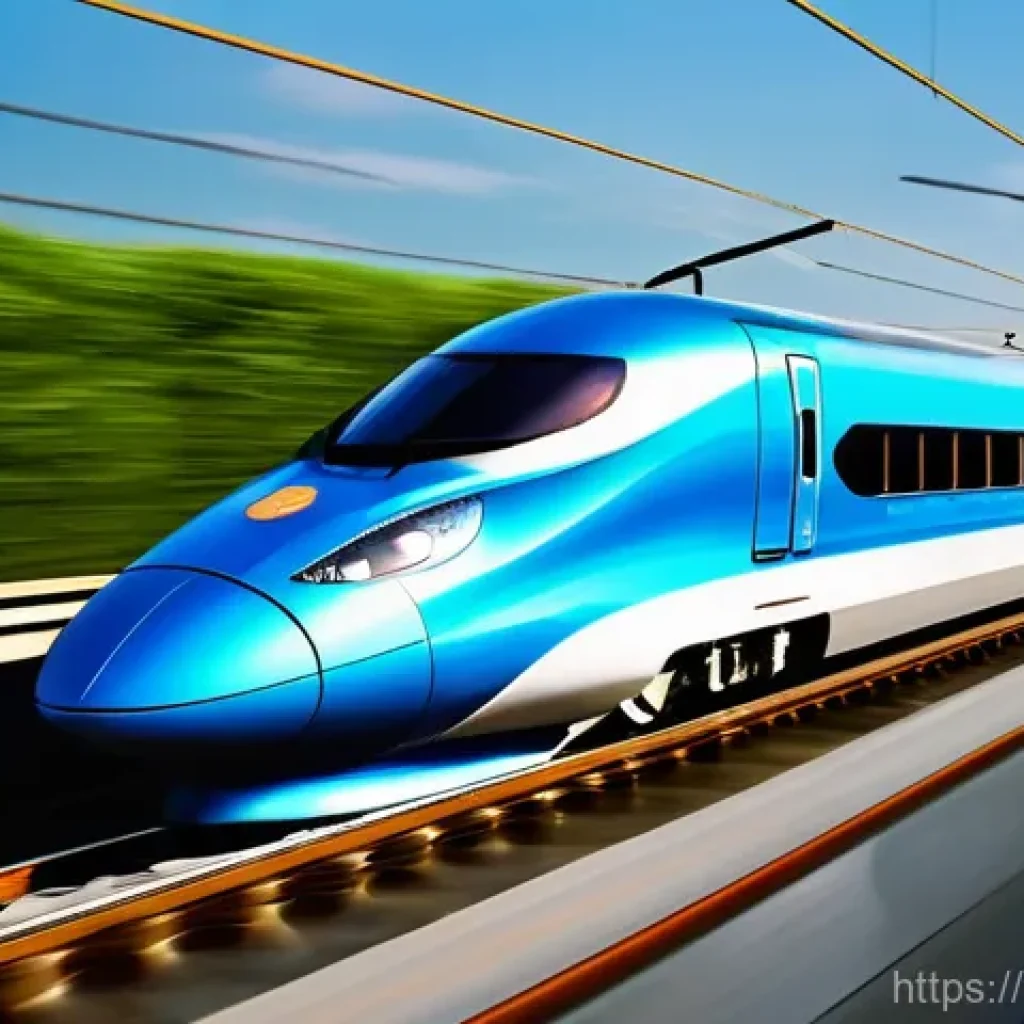 생체모방 기술과 자연에서 배우는 공학 - **Prompt:** A visually striking fusion of technology and nature: a high-speed bullet train, sleek an...