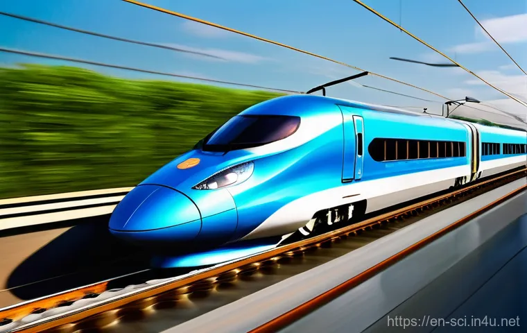 생체모방 기술과 자연에서 배우는 공학 - **Prompt:** A visually striking fusion of technology and nature: a high-speed bullet train, sleek an...