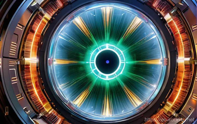 파인만 다이어그램과 입자 충돌 - **Feynman's Cosmic Ballet:** A highly intricate and ethereal depiction of subatomic particles engage...