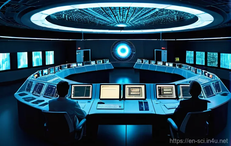 고에너지 입자 물리학 - **Prompt 1: The Next Generation Particle Accelerator**
"A stunning, wide-angle shot of a futuris...