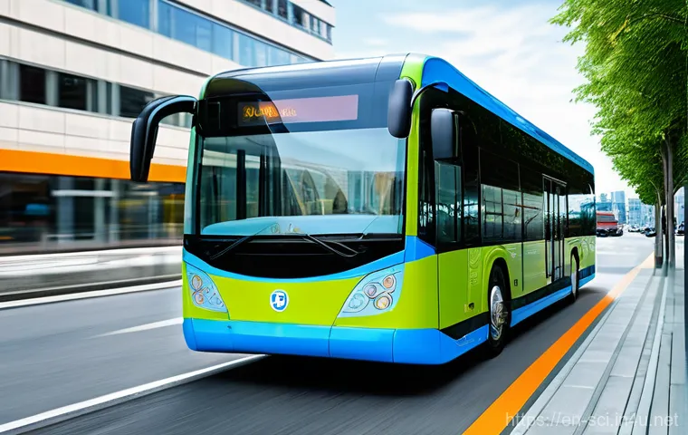 수소 연료 전지와 모빌리티 혁신 - **Prompt:** A panoramic, majestic view of a large-scale, cutting-edge "green hydrogen" production fa...
