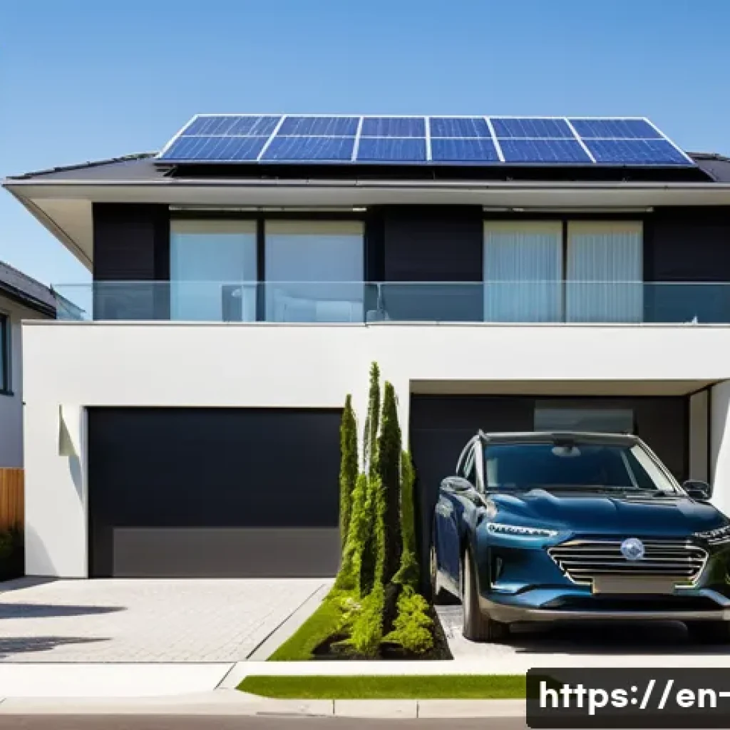 태양광 발전과 고효율 패널 - **Prompt 1: "Sleek Suburban Solar Power"**
    A bright, wide-angle shot of a modern, two-story subu...