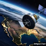 Home 22 위성 통신과 스타링크 프로젝트 - A detailed, realistic illustration of a Low Earth Orbit (LEO) satellite constellation orbiting Earth...