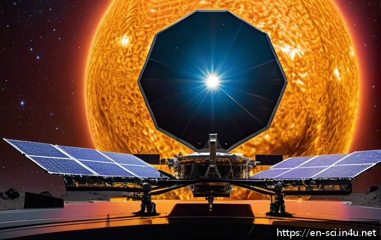 외계 행성 대기 분석 기술 - A highly detailed futuristic space observatory scene showcasing the James Webb Space Telescope in de...